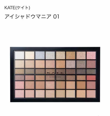 アイシャドウマニア 01/KATE/アイシャドウパレットを使ったクチコミ（1枚目）