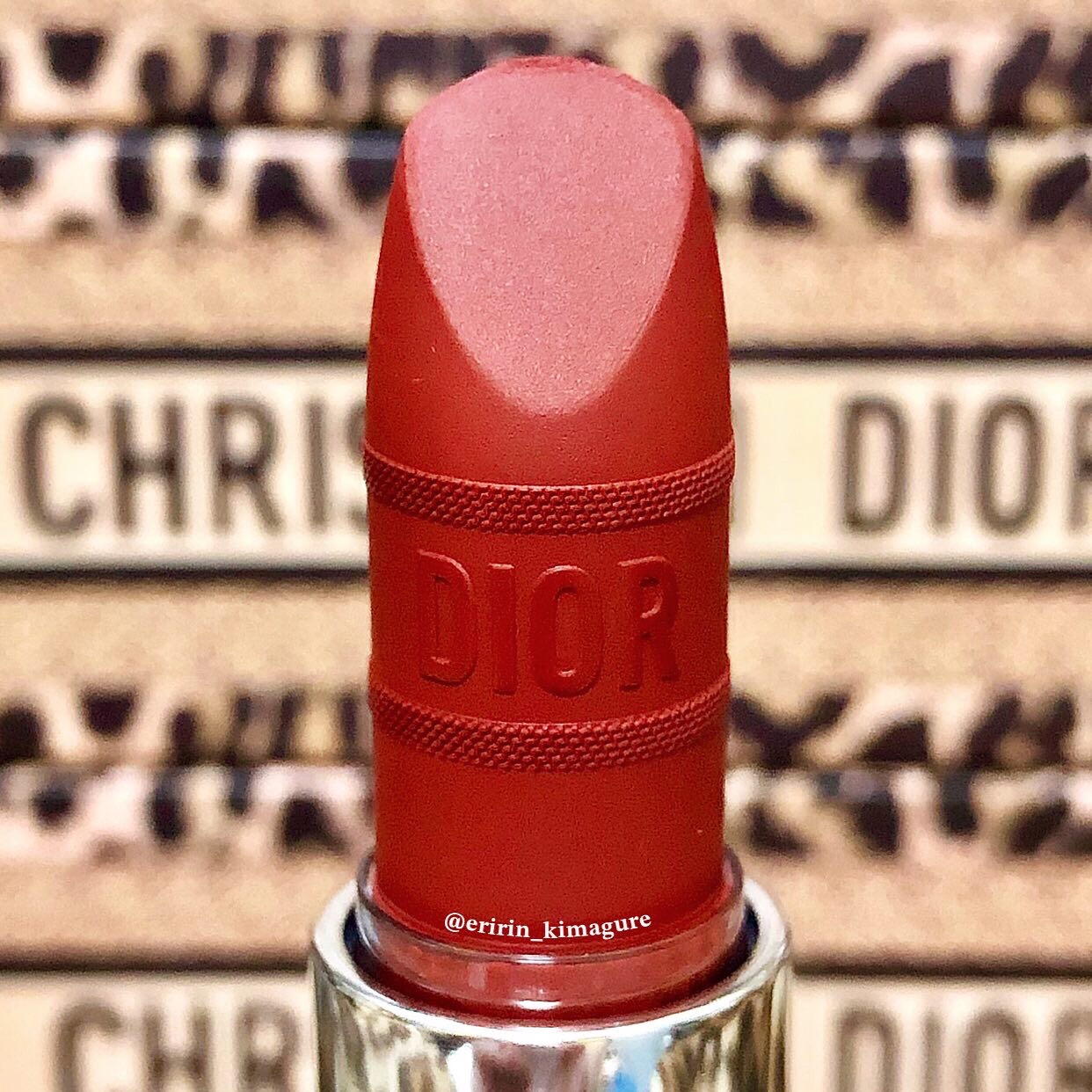 ルージュ ディオール 915 ソフト バーガンディー マット/Dior/口紅を使ったクチコミ（3枚目）