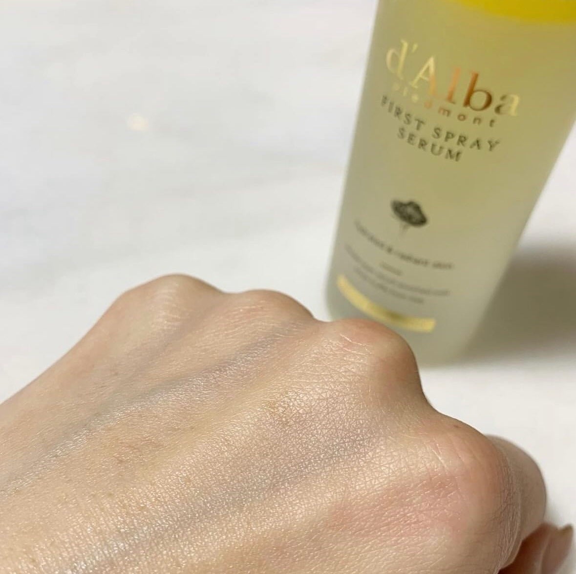 ダルバ ホワイトトリュフファーストスプレーセラム/ダルバ/ミスト状化粧水を使ったクチコミ(3枚目)