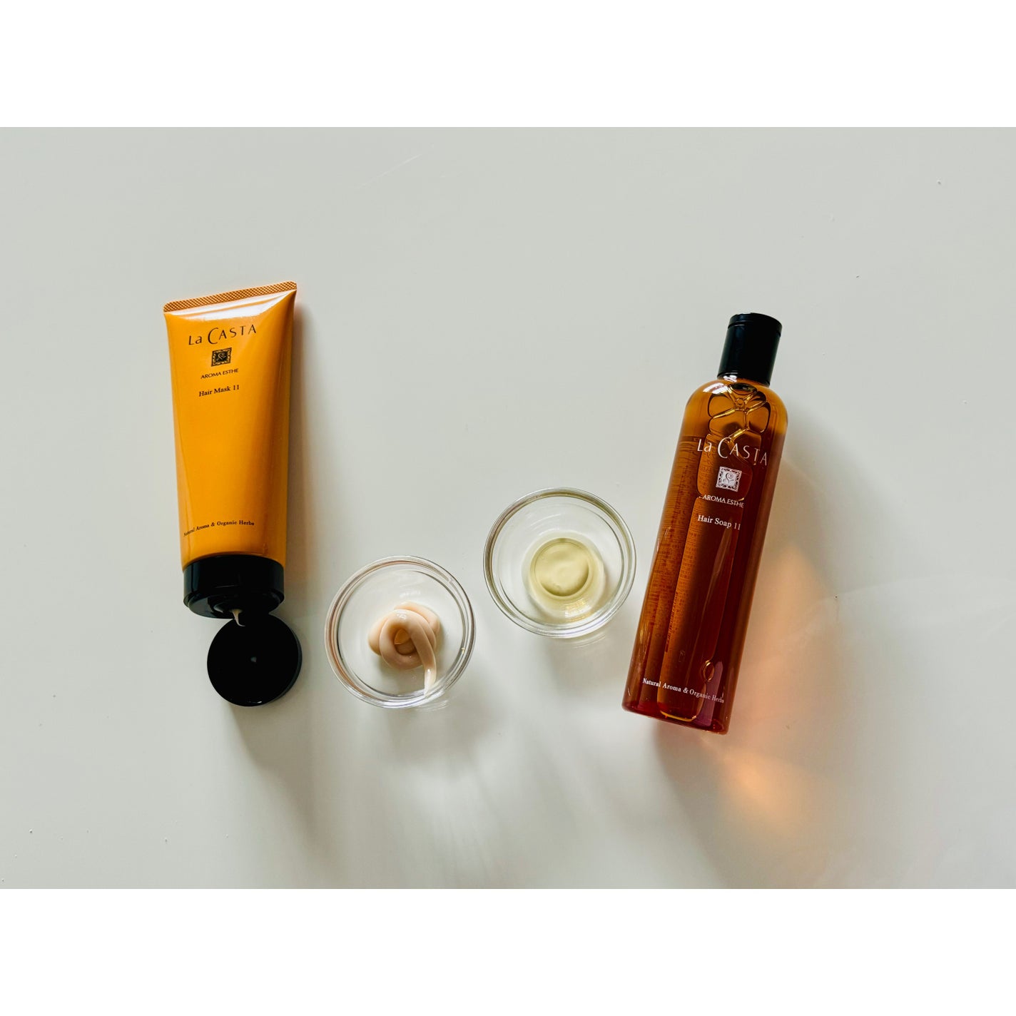 アロマエステ ヘアソープ11/ヘアマスク11/ラ・カスタ/市販シャンプーを使ったクチコミ(2枚目)