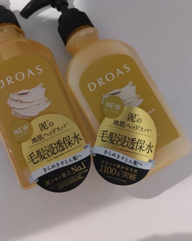 DROAS モイストグロッシーシャンプー/トリートメントのクチコミ「地肌をすっきり洗い、ツヤのあるきらめきすとん髪へ導くシャンプー/トリートメント。

とろんとし.....」（3枚目）