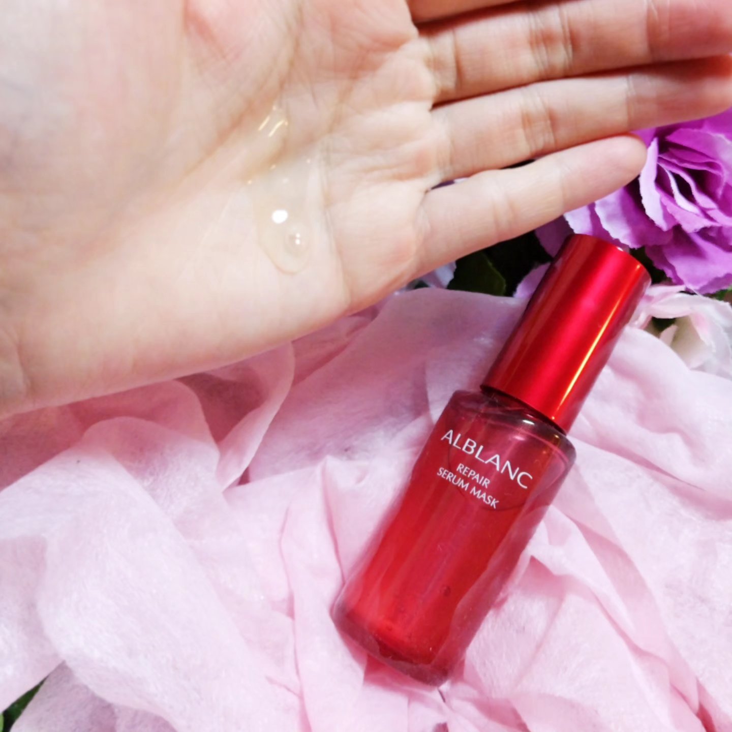 リペア セラムマスク/ALBLANC/美容液を使ったクチコミ（3枚目）