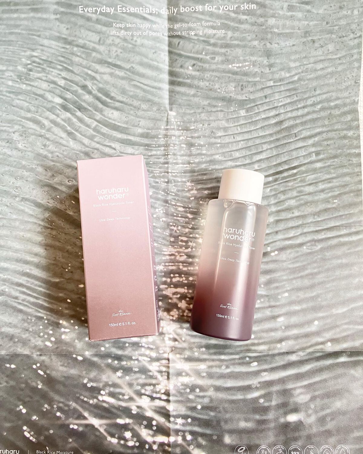 ブラックライス ヒアルロニックトナー/haruharu wonder/化粧水を使ったクチコミ(1枚目)