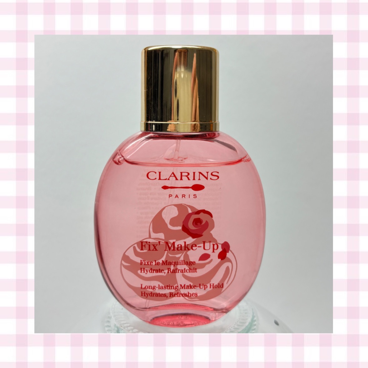 フィックス メイクアップ P/CLARINS/ミスト状化粧水を使ったクチコミ（1枚目）