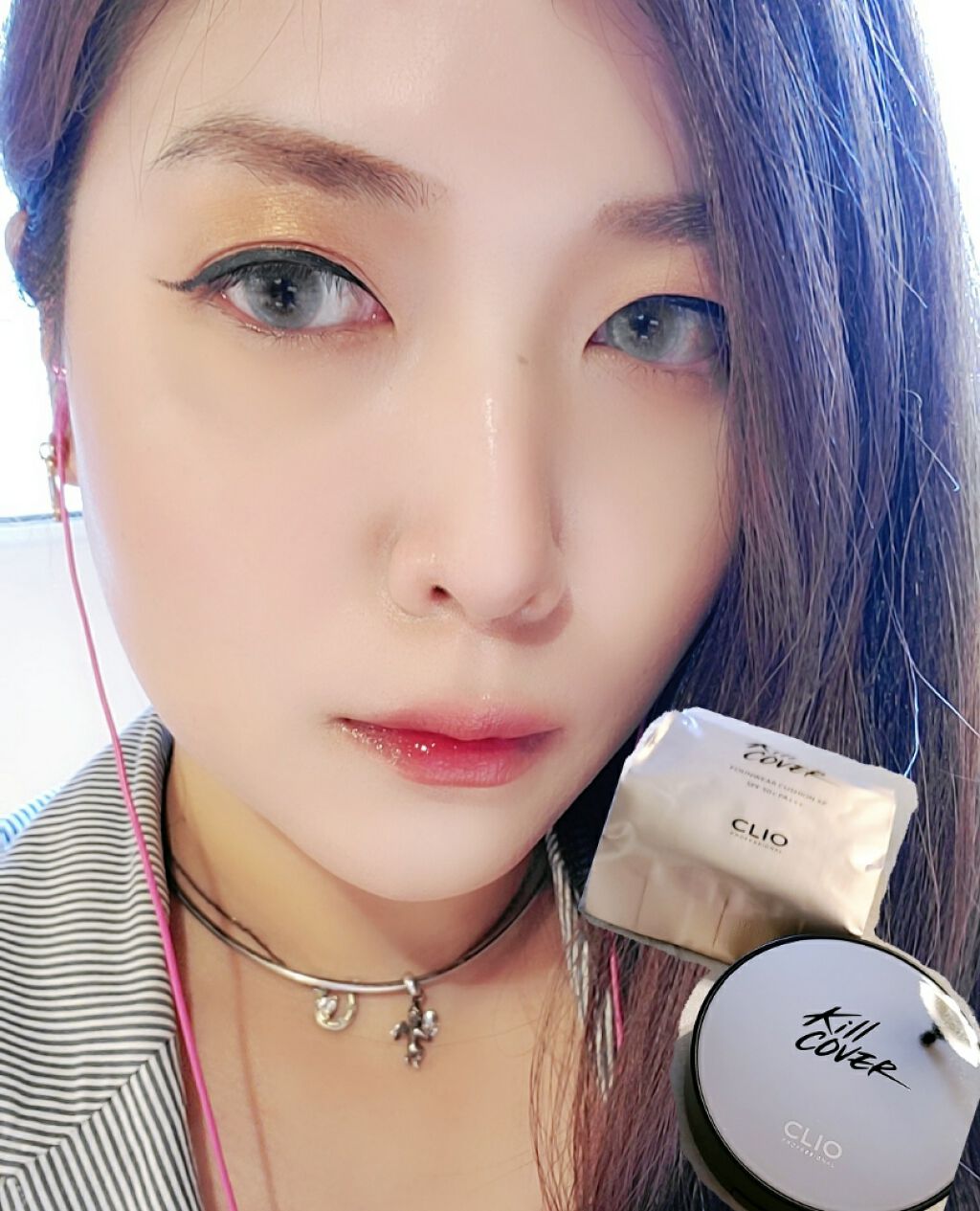 キル カバー ファンウェア クッション エックスピー/CLIO/クッションファンデーションを使ったクチコミ（2枚目）