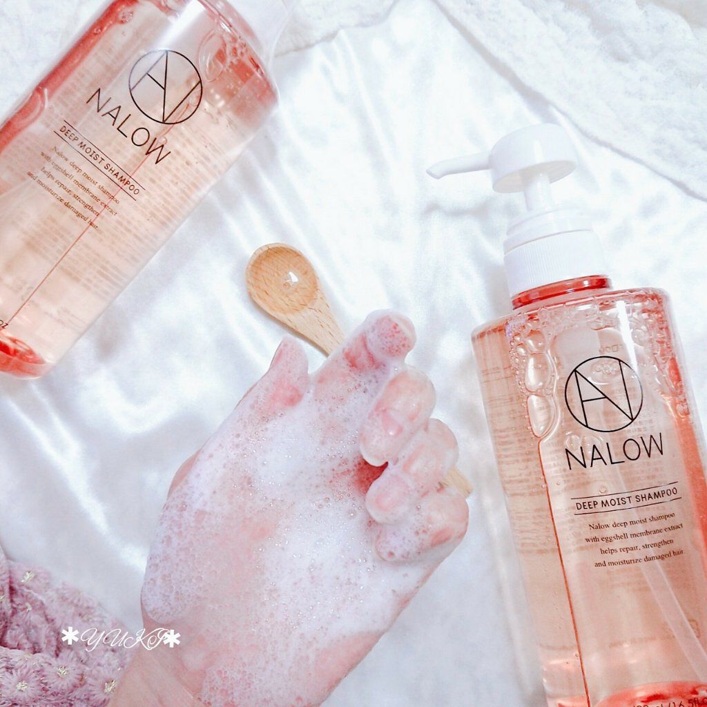 ディープモイスト シャンプー／トリートメント シャンプー490ml/NALOW/市販シャンプーを使ったクチコミ（3枚目）