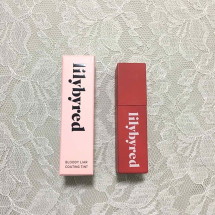 ブラッディライアー コーティングティント/lilybyred/リップティントを使ったクチコミ(1枚目)