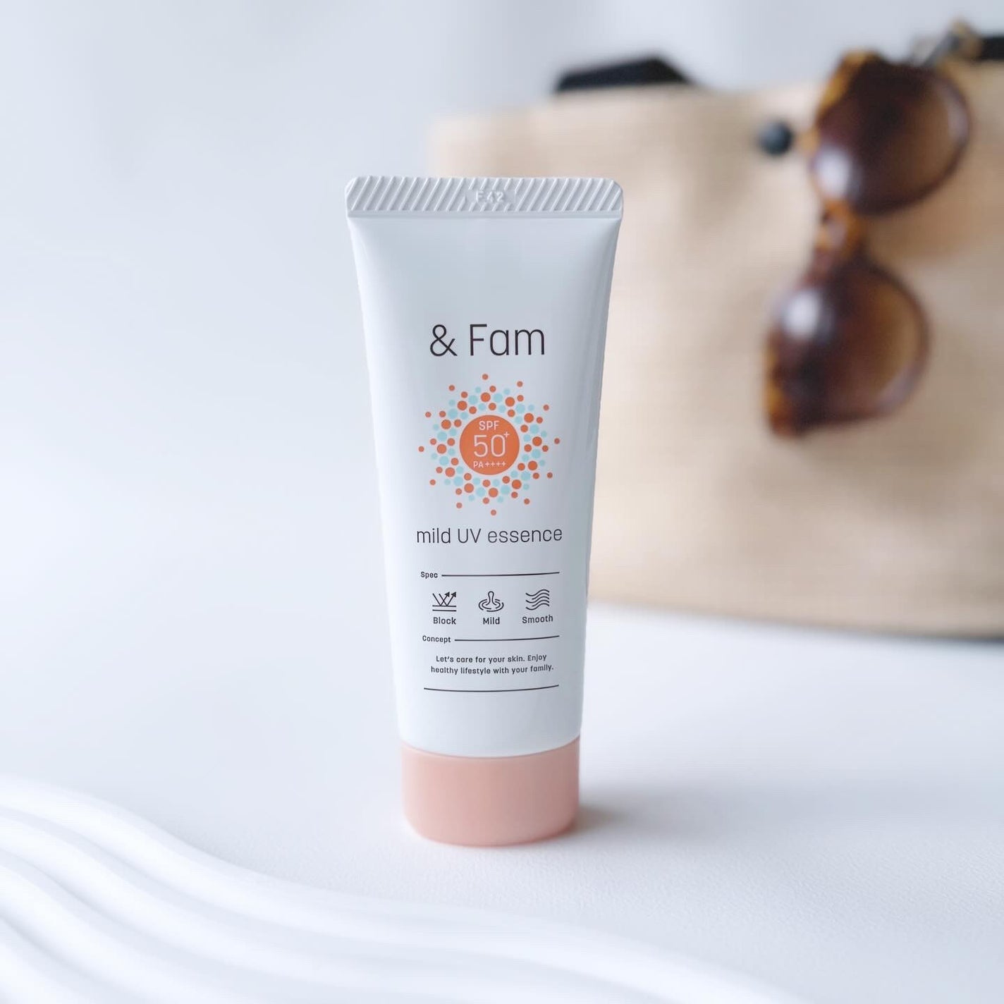 アンド ファム マイルドUVエッセンス<日やけ止めクリーム>/& Fam/日焼け止めクリームを使ったクチコミ(1枚目)