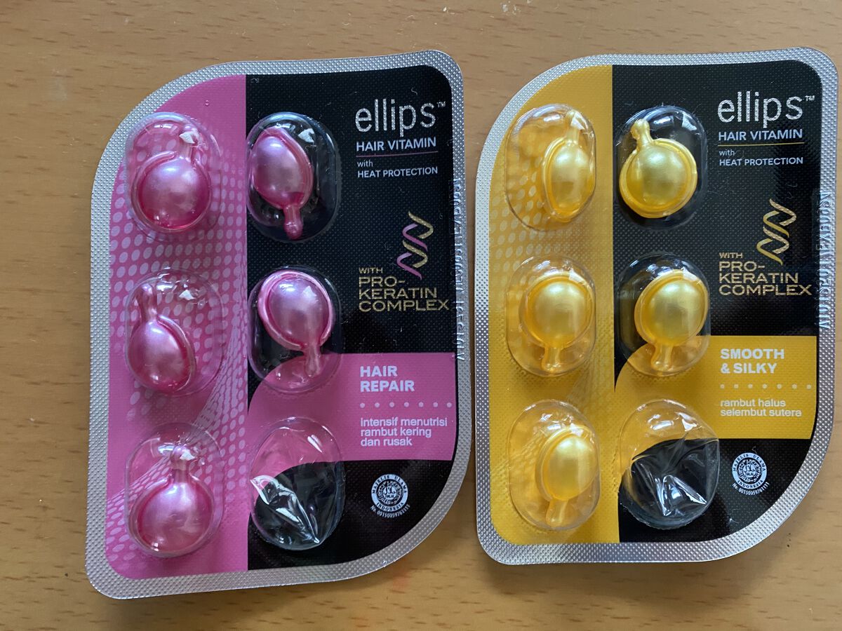 pro keratin SMOOTH＆SILKY/ellips/ヘアオイルを使ったクチコミ（1枚目）