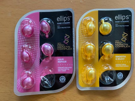 pro keratin SMOOTH&SILKY/ellips/ヘアオイルを使ったクチコミ(1枚目)