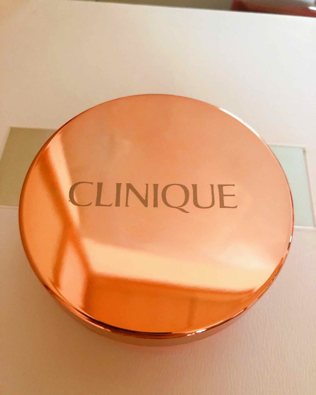 モイスチャー サージ ハイドレーティング クッション コンパクト 33 64 クリーム ベージュ/CLINIQUE/クッションファンデーションを使ったクチコミ（1枚目）