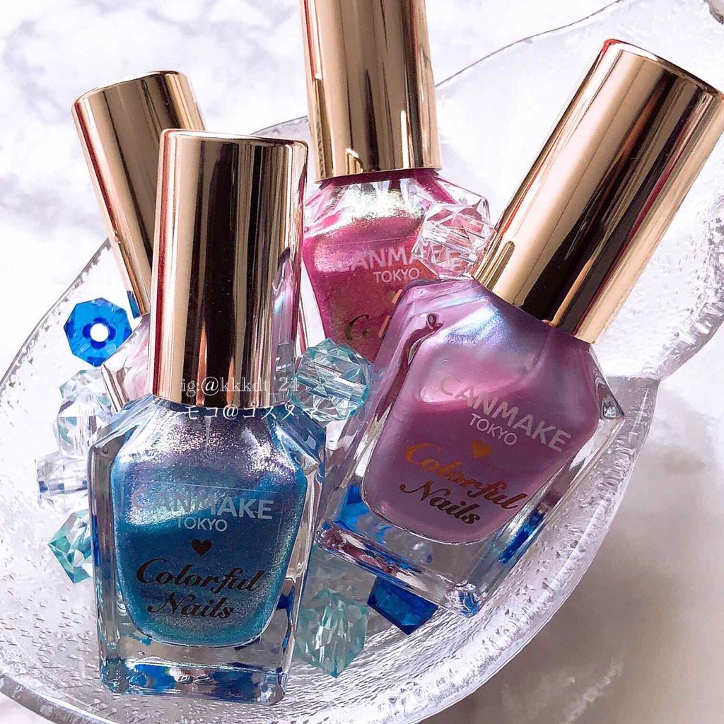 カラフルネイルズ N34 ファンタジースカイ/キャンメイク/マニキュアを使ったクチコミ（1枚目）