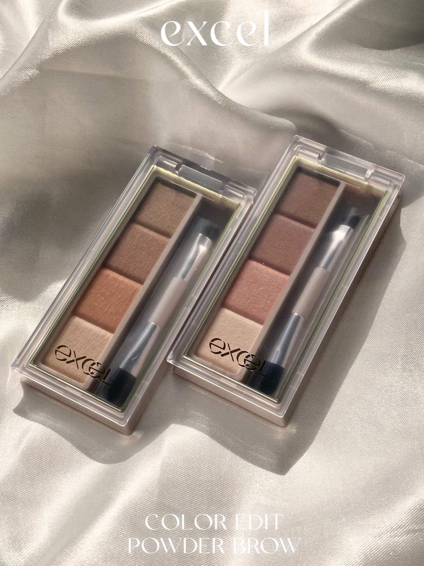 カラーエディットパウダーブロウ/excel/パウダーアイブロウを使ったクチコミ(2枚目)
