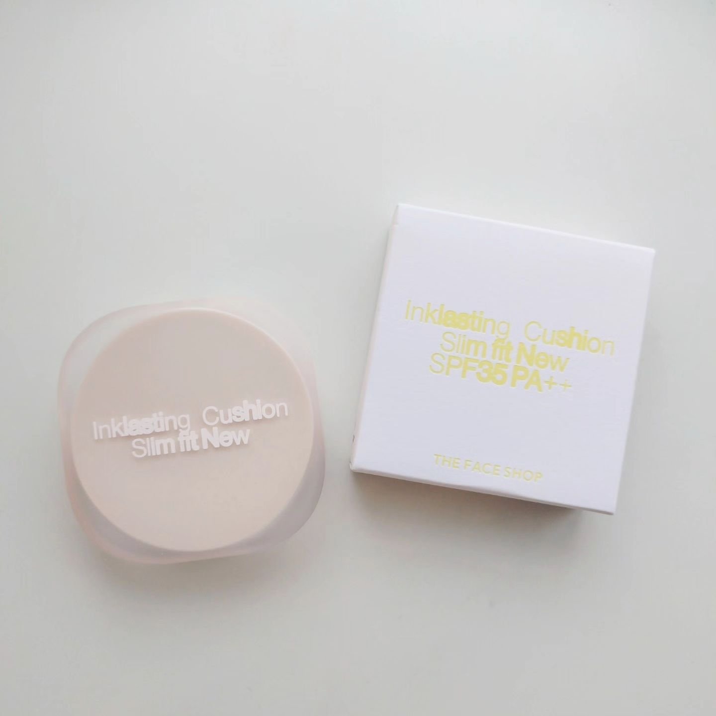 インクラスティングクッション/THE FACE SHOP/クッションファンデーションを使ったクチコミ（1枚目）