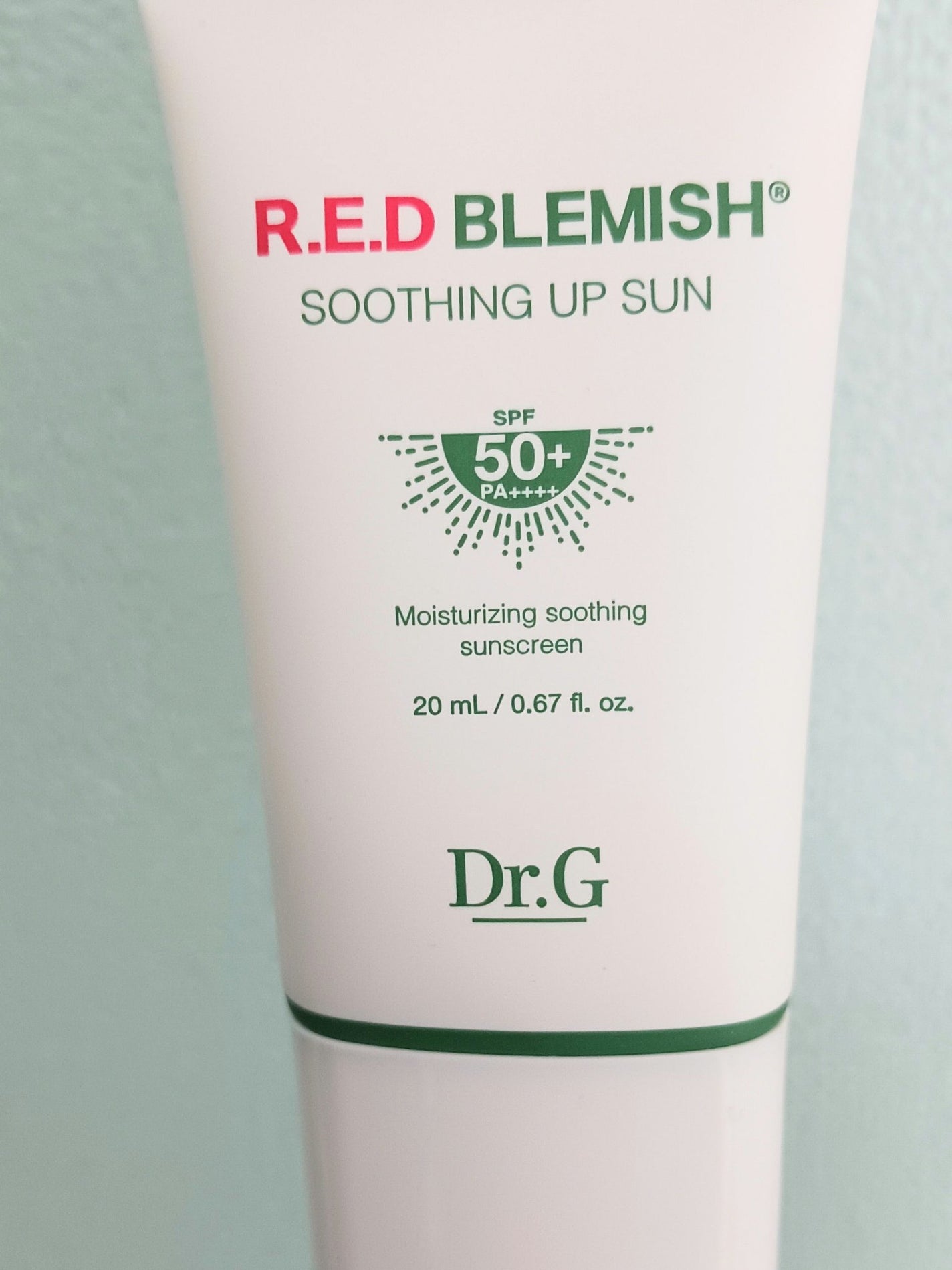 レッドブレミッシュスージングアップサン/Dr.G/日焼け止めクリームを使ったクチコミ(1枚目)