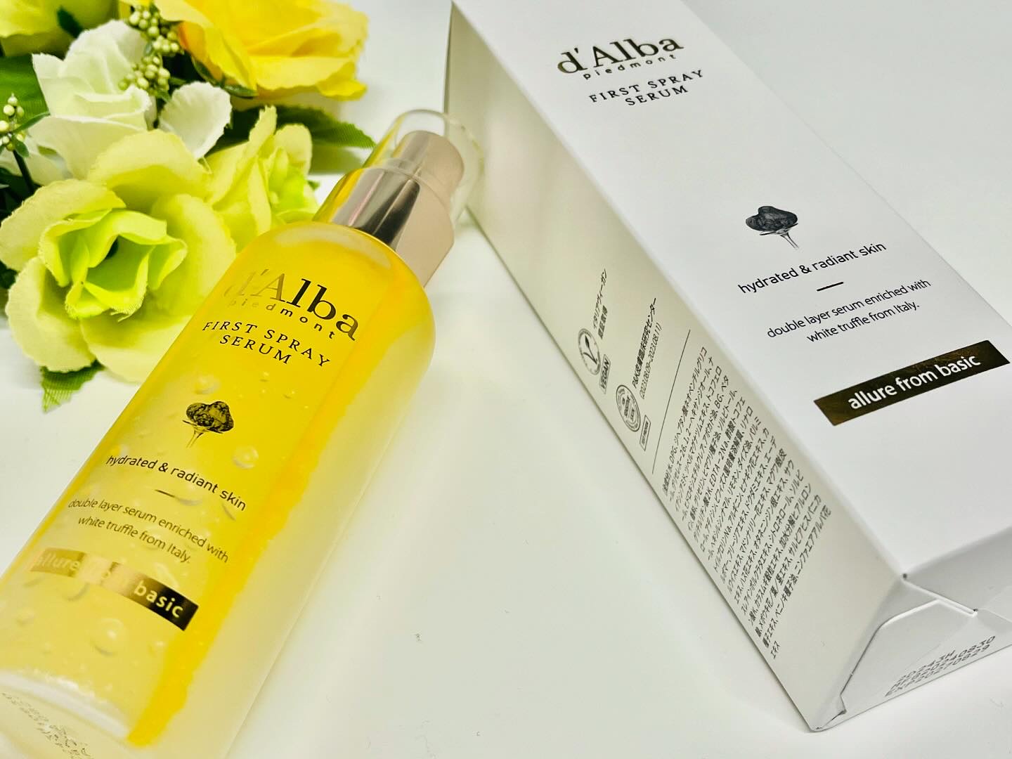 ダルバ ホワイトトリュフファーストスプレーセラム/ダルバ/ミスト状化粧水を使ったクチコミ（1枚目）