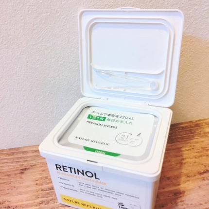 キューブマスク レチノール/ネイチャーリパブリック/シートマスク・パックを使ったクチコミ(2枚目)