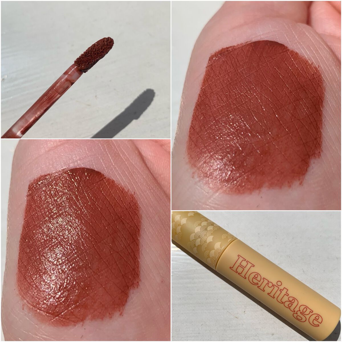 ザ ヘリテージ ベルベット ティント/MERZY/リップティントを使ったクチコミ（2枚目）
