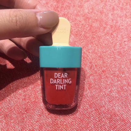 ディアダーリン ウォータージェルティント (アイスティント)/ETUDE/口紅を使ったクチコミ(2枚目)