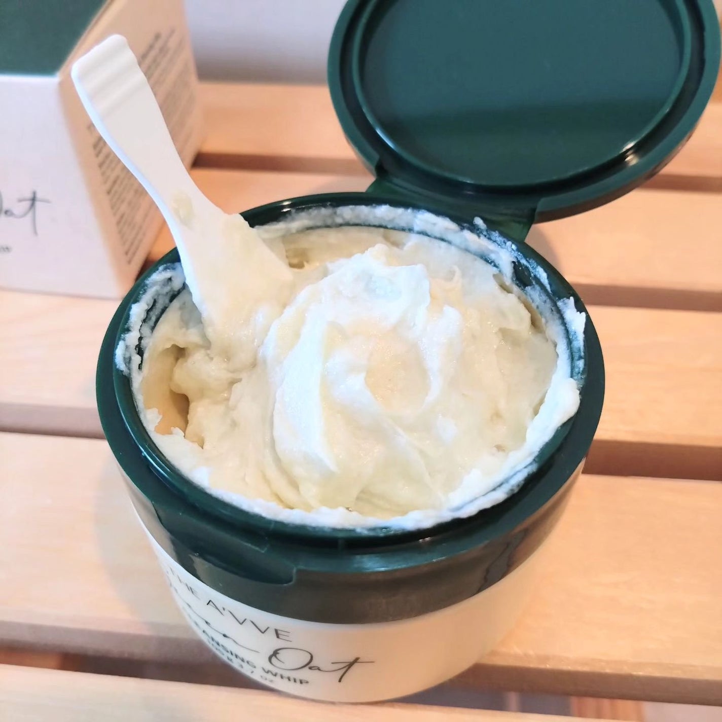 グリーンオートクレンジングホイップ/THE A'VVE/その他洗顔料を使ったクチコミ(5枚目)