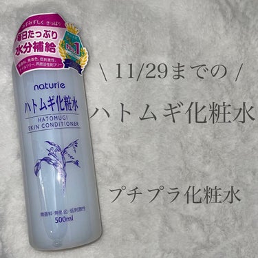 ハトムギ化粧水(ナチュリエ スキンコンディショナー R ) 旧製品/ナチュリエ/化粧水を使ったクチコミ（1枚目）