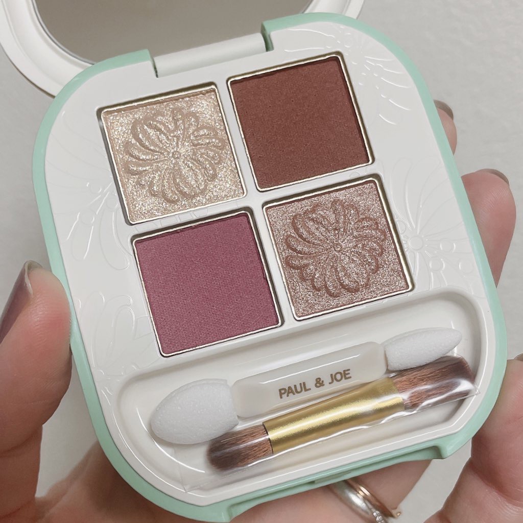 ポール ＆ ジョー アイデザイン パレット 01 カフェテラス/PAUL & JOE BEAUTE/アイシャドウパレットを使ったクチコミ（1枚目）