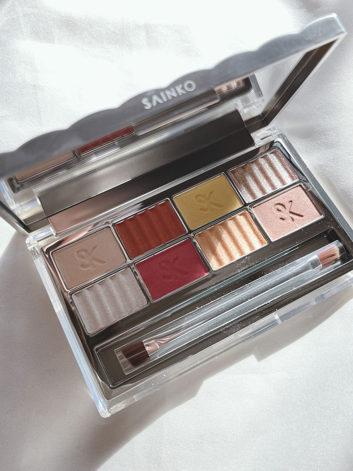 SAINKO　ベルベットアイシャドウパレット #01 Meimei/SAINKO/アイシャドウパレットを使ったクチコミ（3枚目）
