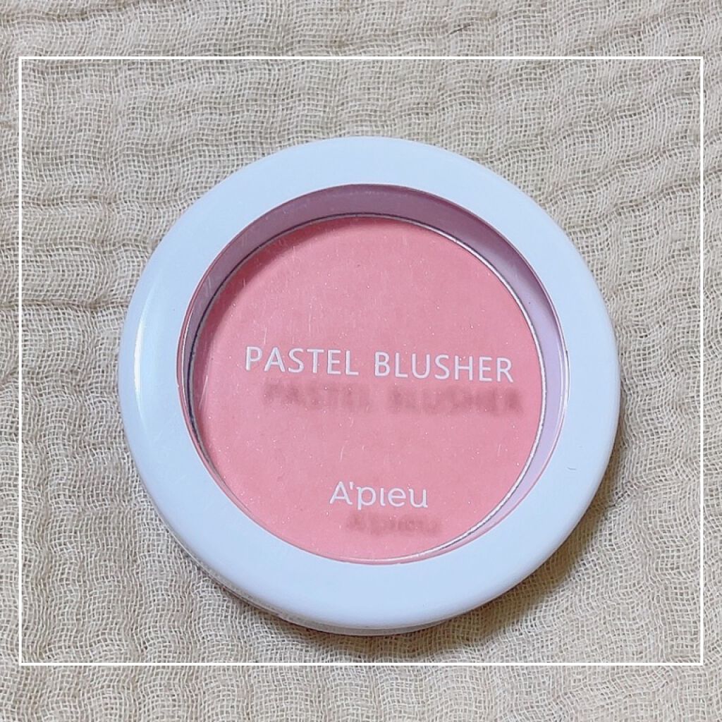 アピュー パステルブラッシャー/A’pieu/パウダーチークを使ったクチコミ(1枚目)