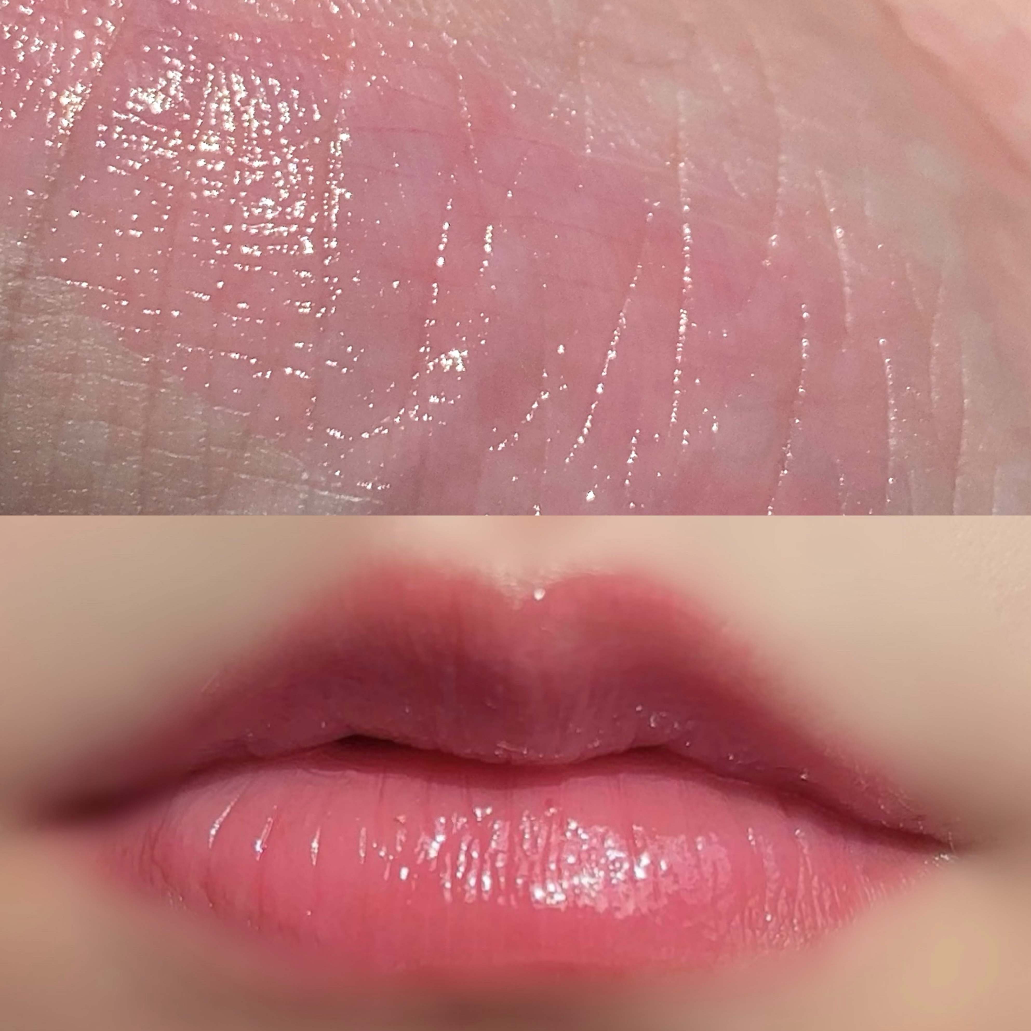 グラスティングメルティングバーム 09 ピオニーズ(Peonies)/rom&nd/リップバームを使ったクチコミ（2枚目）