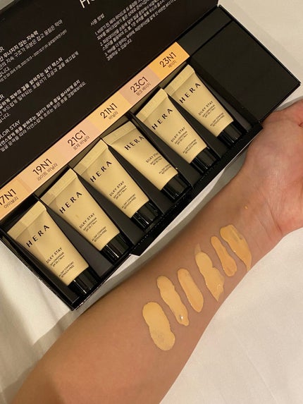 シルキーステイファンデーション/HERA/リキッドファンデーションを使ったクチコミ(1枚目)