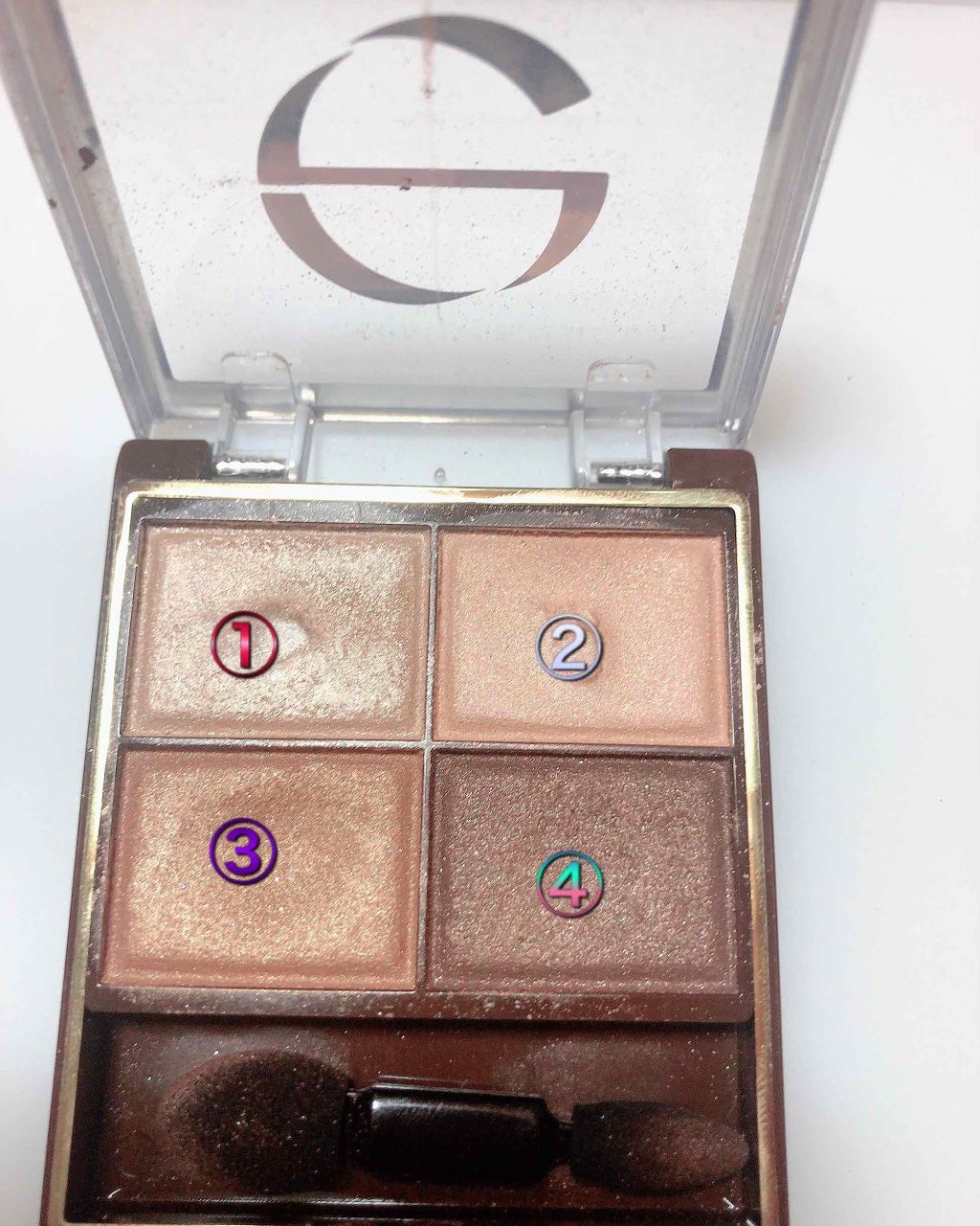 スキニーリッチシャドウ/excel/アイシャドウパレットを使ったクチコミ(2枚目)