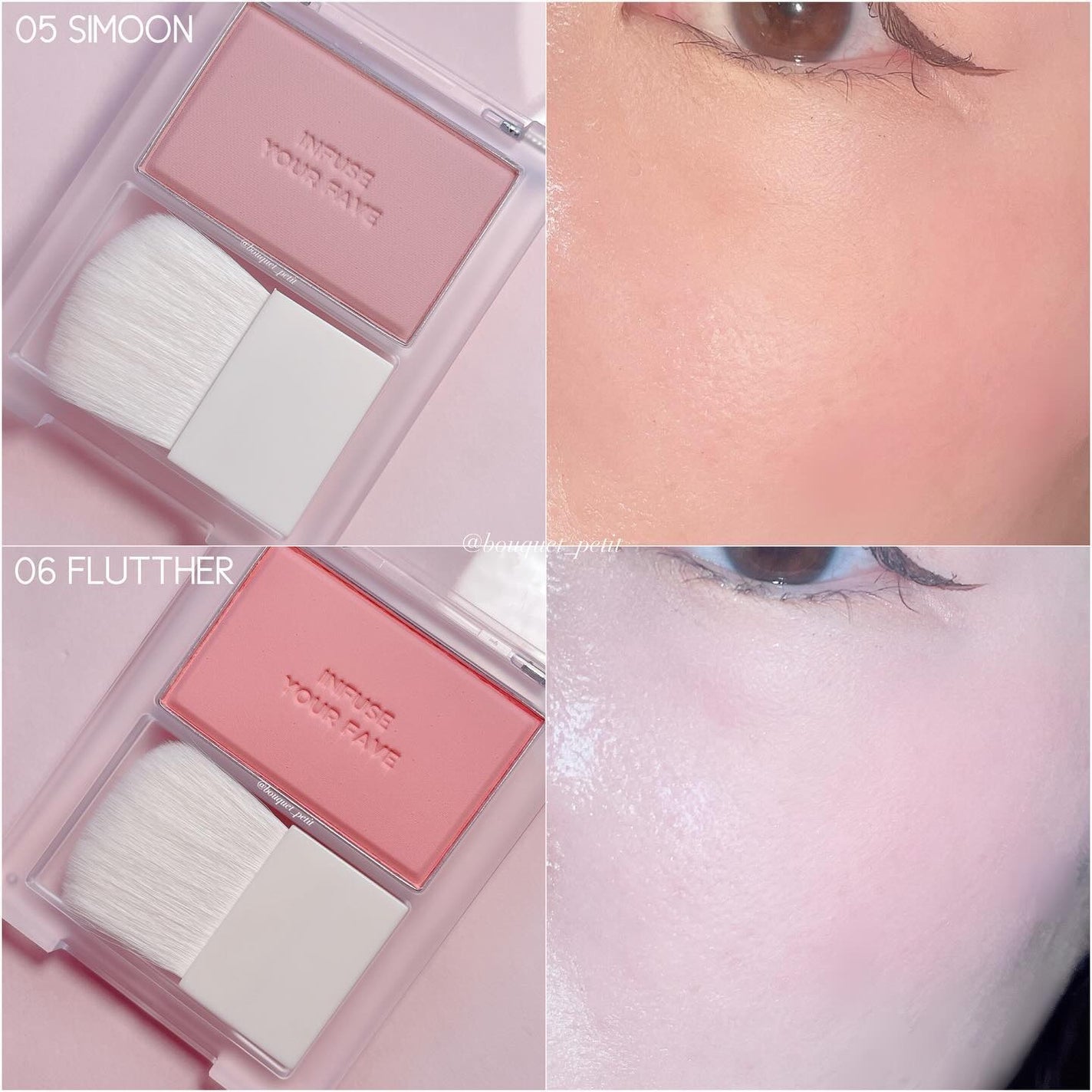 マイフェイブ インフュージング ブラッシュ/HOLIKA HOLIKA/パウダーチークを使ったクチコミ(6枚目)