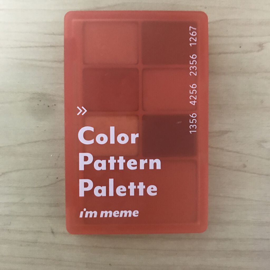 カラーパターンパレット/i’m meme/マルチパレットを使ったクチコミ（1枚目）