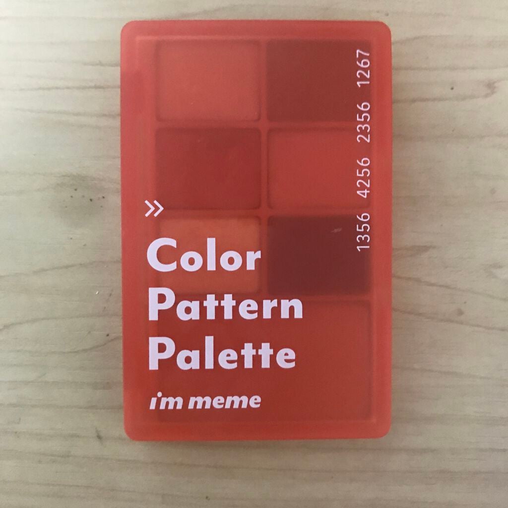 カラーパターンパレット/i’m meme/マルチパレットを使ったクチコミ(1枚目)