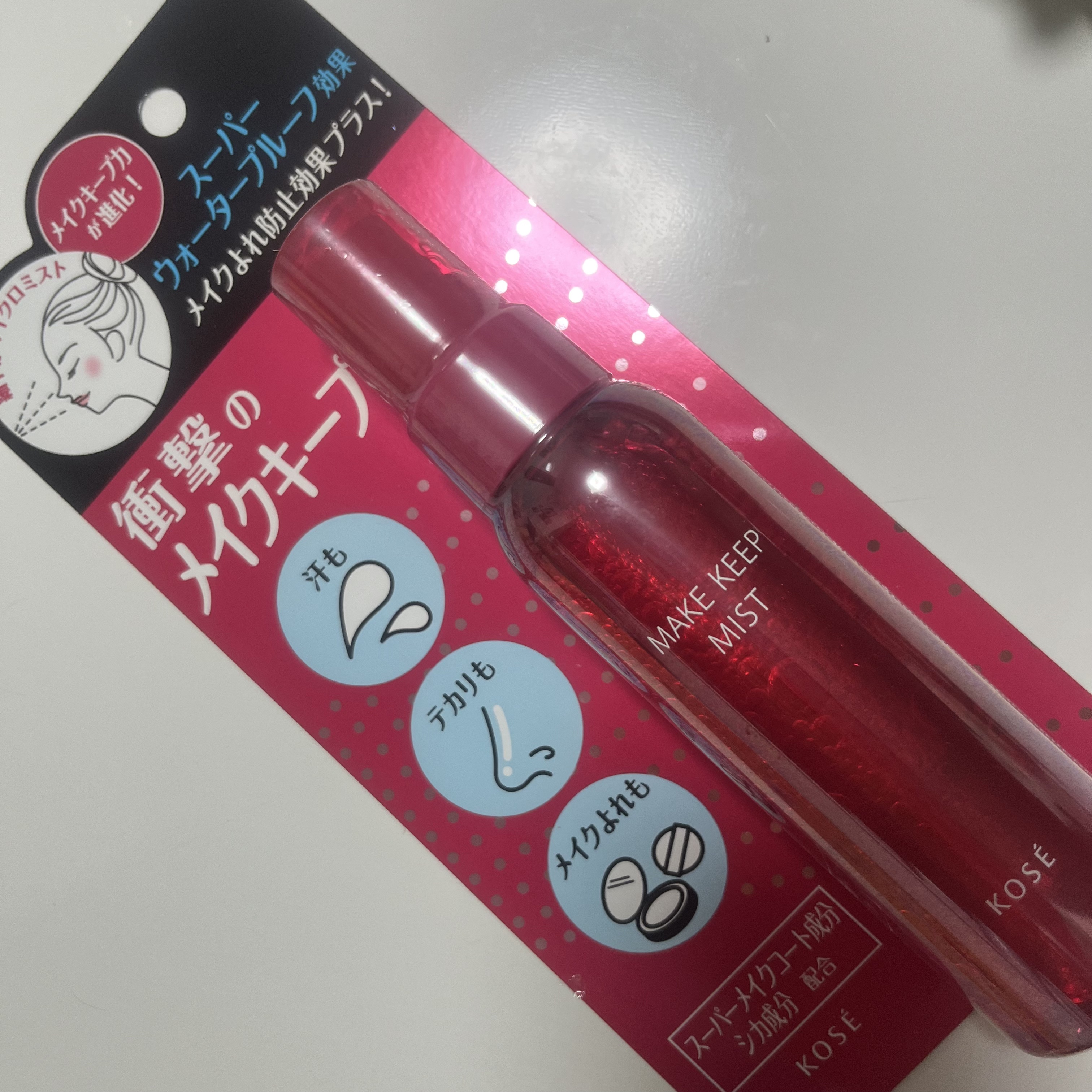 マスクフィットメイクアップ クールフィクサー/TIRTIR(ティルティル)/フィックスミストを使ったクチコミ（1枚目）