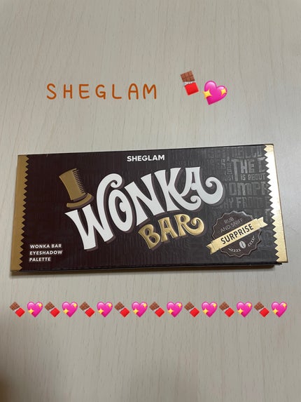 WONKA BAR EYESHADOW PALETTE/SHEGLAM/アイシャドウパレットを使ったクチコミ(1枚目)