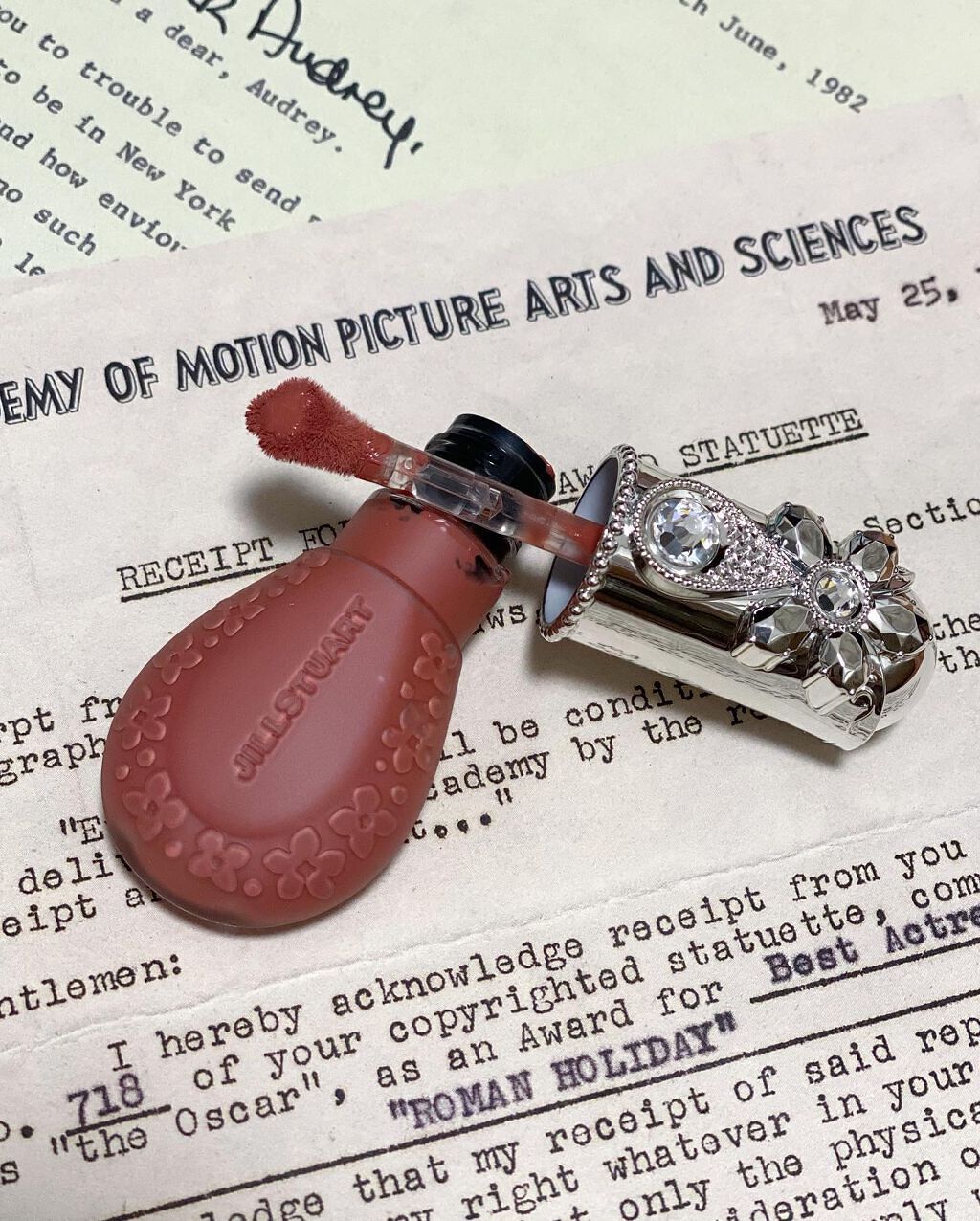 ジルスチュアート ブルームドロップ リップ＆チーク シフォン/JILL STUART/リキッドチークを使ったクチコミ（2枚目）