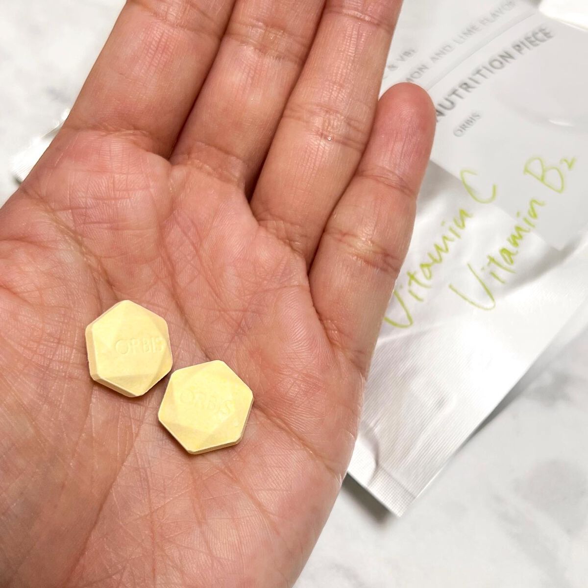ニュートリションピース ビタミンC＆ビタミンB2/オルビス/美容サプリメントを使ったクチコミ（3枚目）