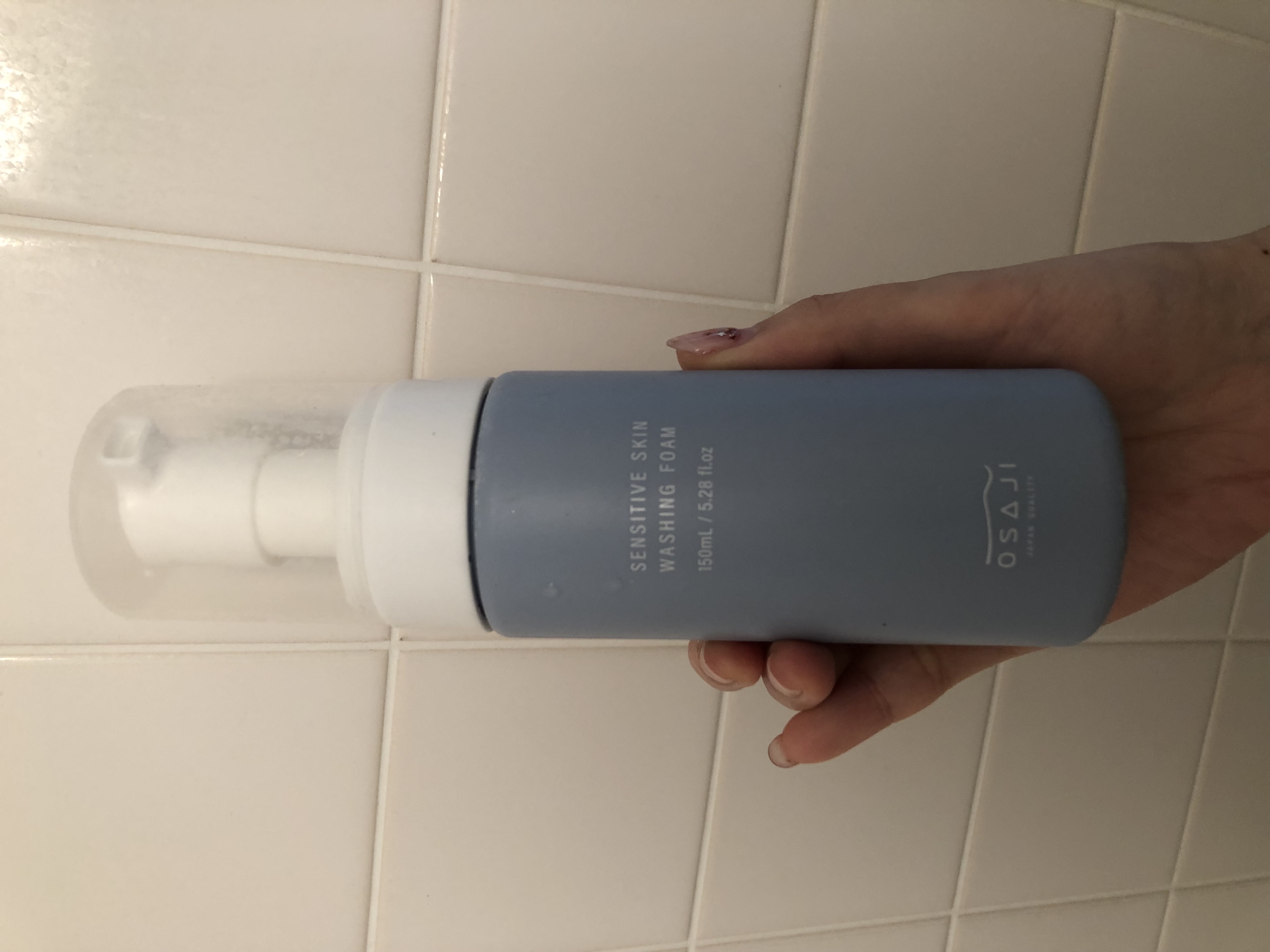 センシティブ スキン ウォッシングフォーム/OSAJI/泡洗顔を使ったクチコミ（1枚目）