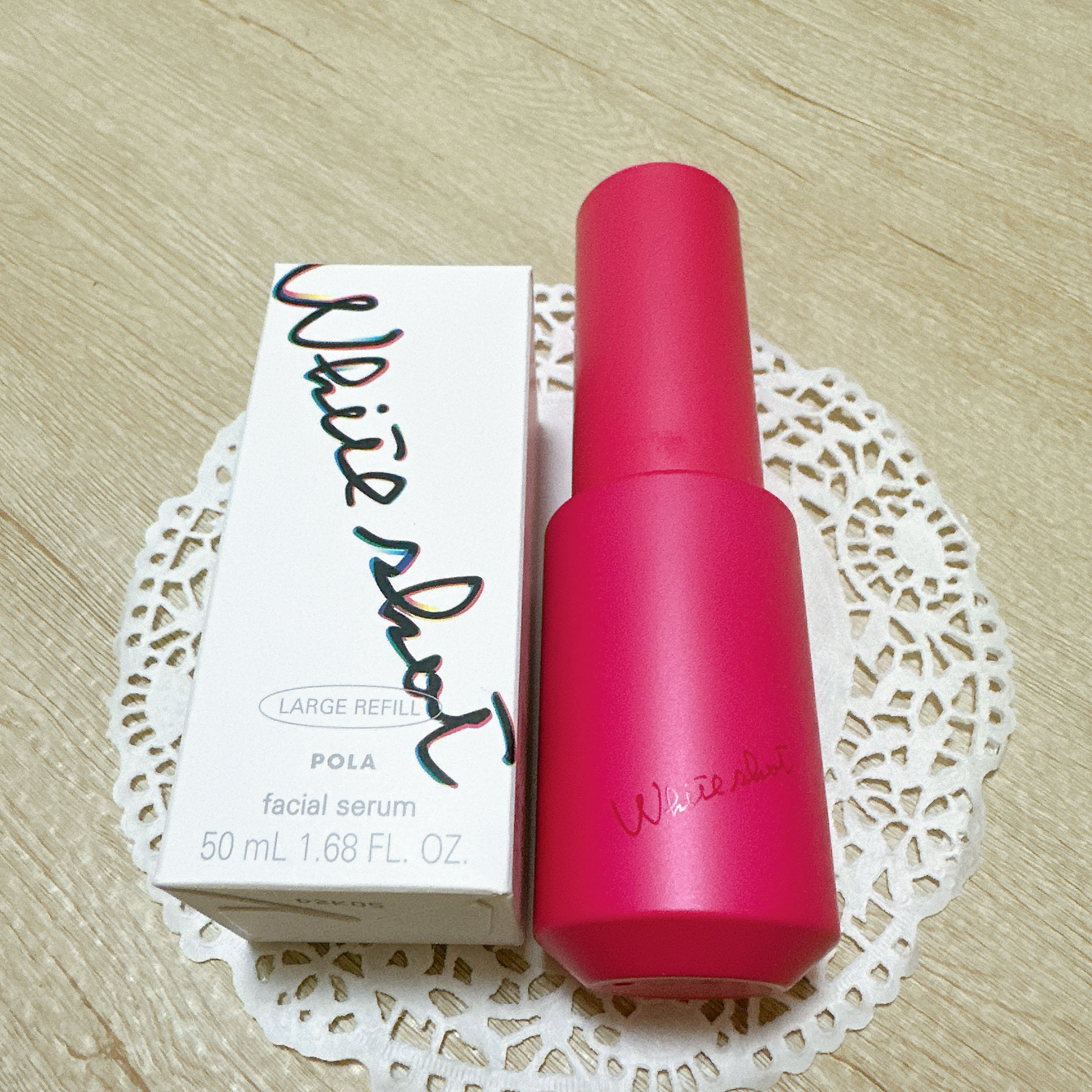 ホワイトショット フェイシャルセラム ポンプ(交換用)/POLA/美容液を使ったクチコミ（2枚目）