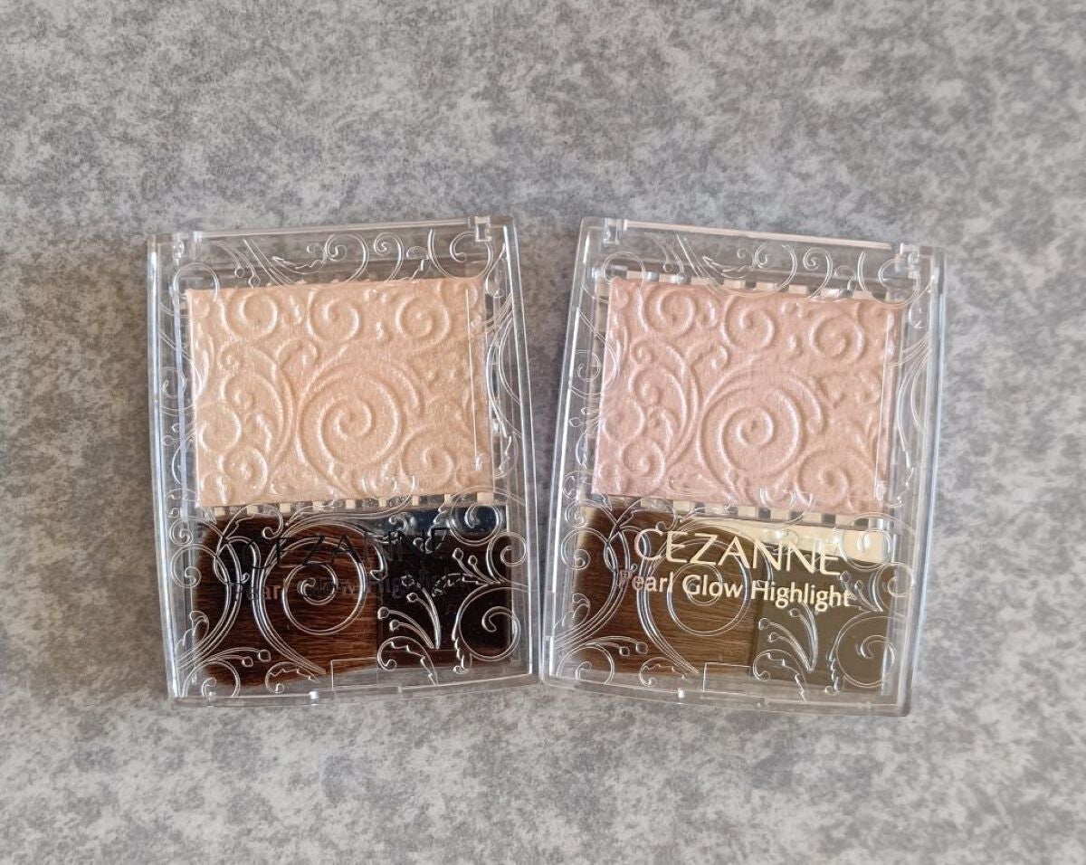 パールグロウハイライト/CEZANNE/パウダーハイライトを使ったクチコミ(1枚目)