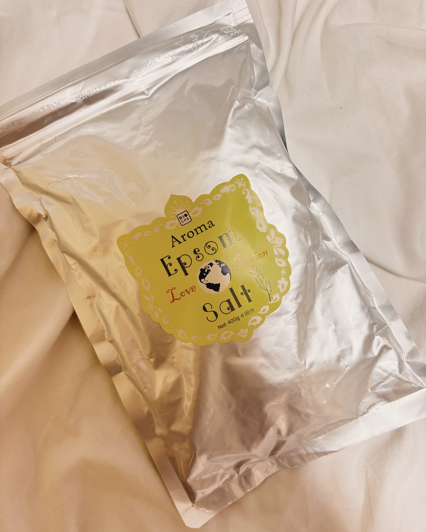 アロマエプソムソルト　ラブパッション/EARTH CONSCIOUS (アースコンシャス)/バスグッズを使ったクチコミ（1枚目）