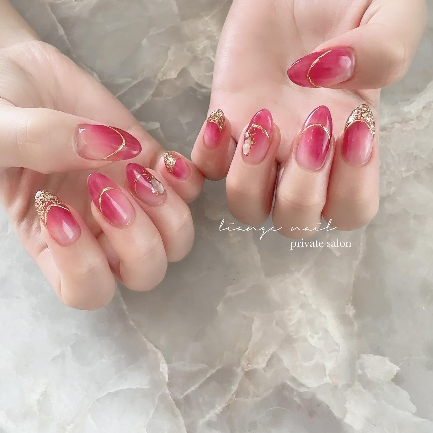 #秋ネイル,#赤ネイル,#リアブジェルネイル,#リップスティックジェルネイル,#ジェルネイル,#ネイル,#大人ニュアンスネイル,#ニュアンスネイルのネイルデザイン