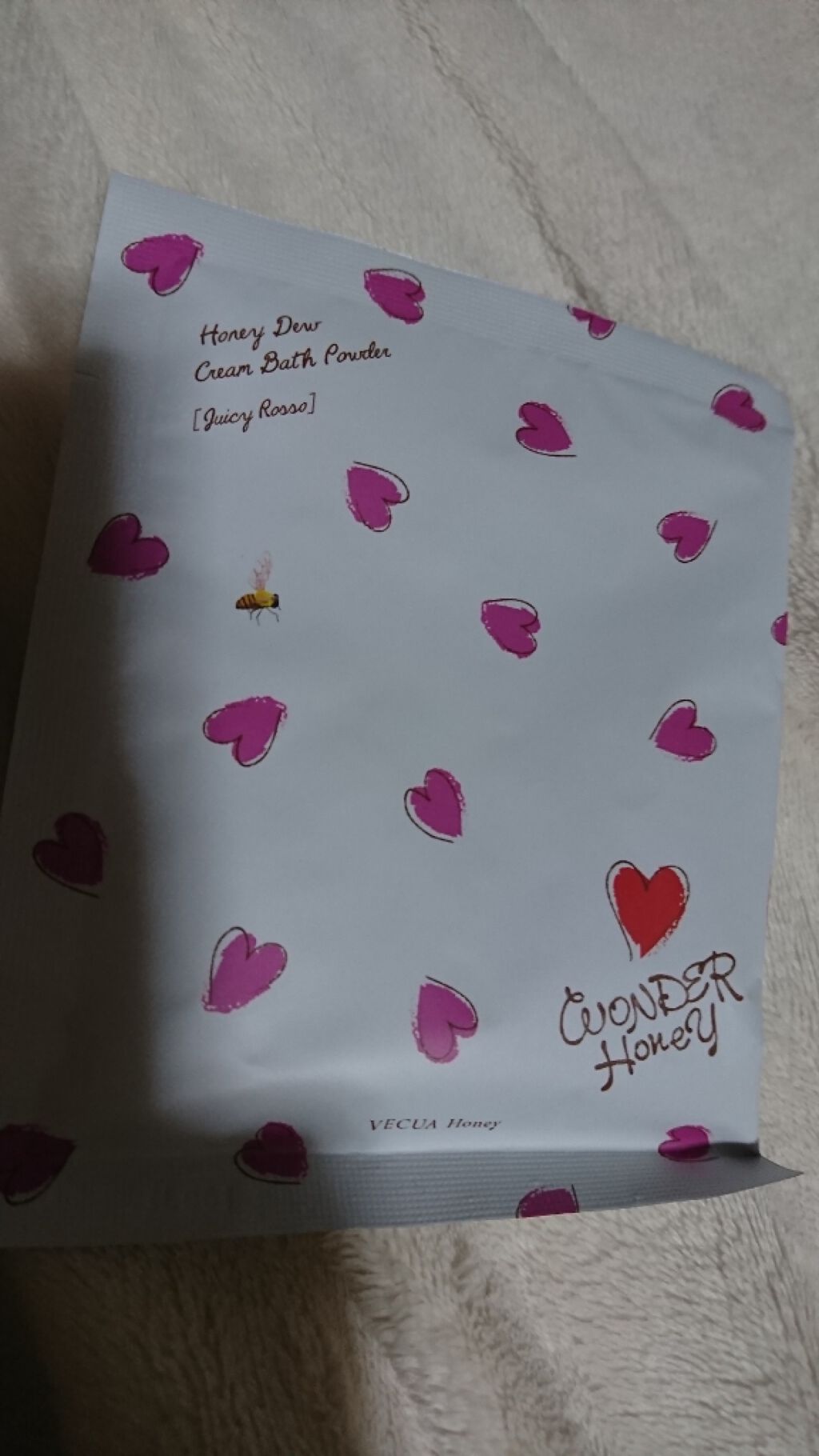 ワンダーハニー とろとろふんわりクリームバス /VECUA Honey/炭酸系入浴剤を使ったクチコミ（1枚目）