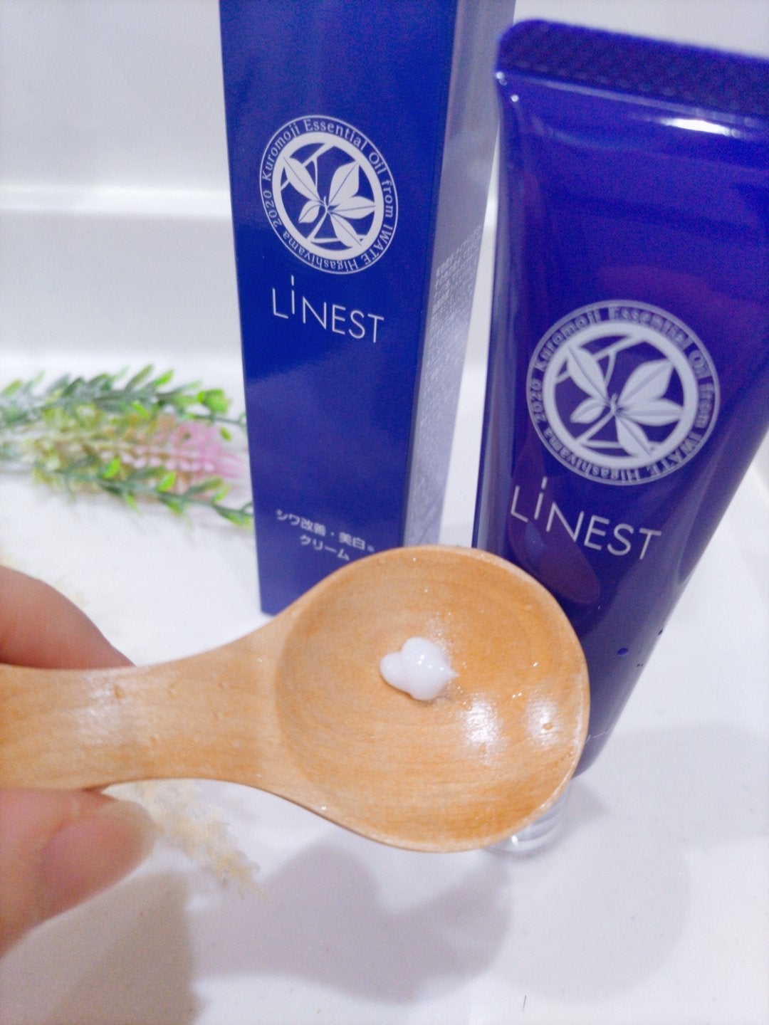 薬用リネスト シワ美白クリーム クロモジの香り/LiNEST/フェイスクリームを使ったクチコミ(3枚目)