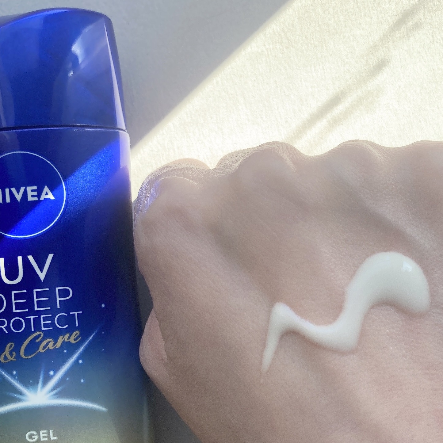 ニベアUV ディープ プロテクト＆ケア ジェル/ニベア/日焼け止めジェルを使ったクチコミ（2枚目）