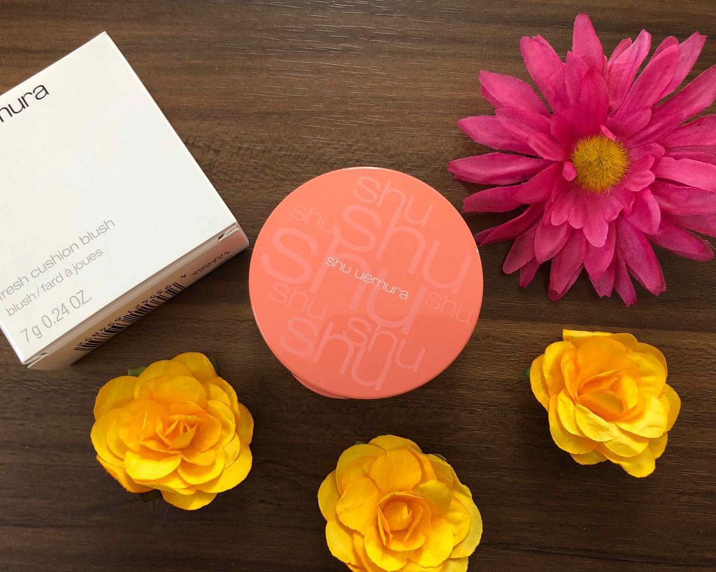 フレッシュ クッションブラッシュ/shu uemura/ジェル・クリームチークを使ったクチコミ(2枚目)