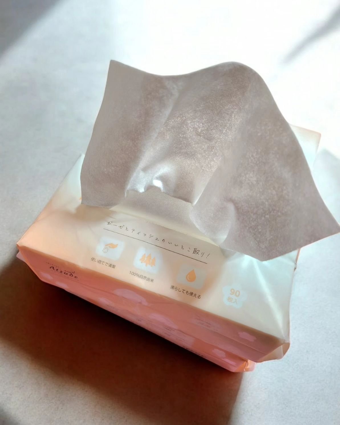 Atsude ベビードライシート/AIRFRIC/ティッシュを使ったクチコミ（2枚目）