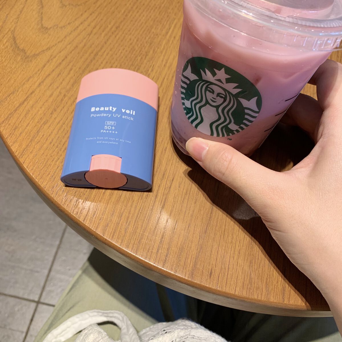 パウダリーUVスティック/Beauty veil/日焼け止めスティックを使ったクチコミ（1枚目）
