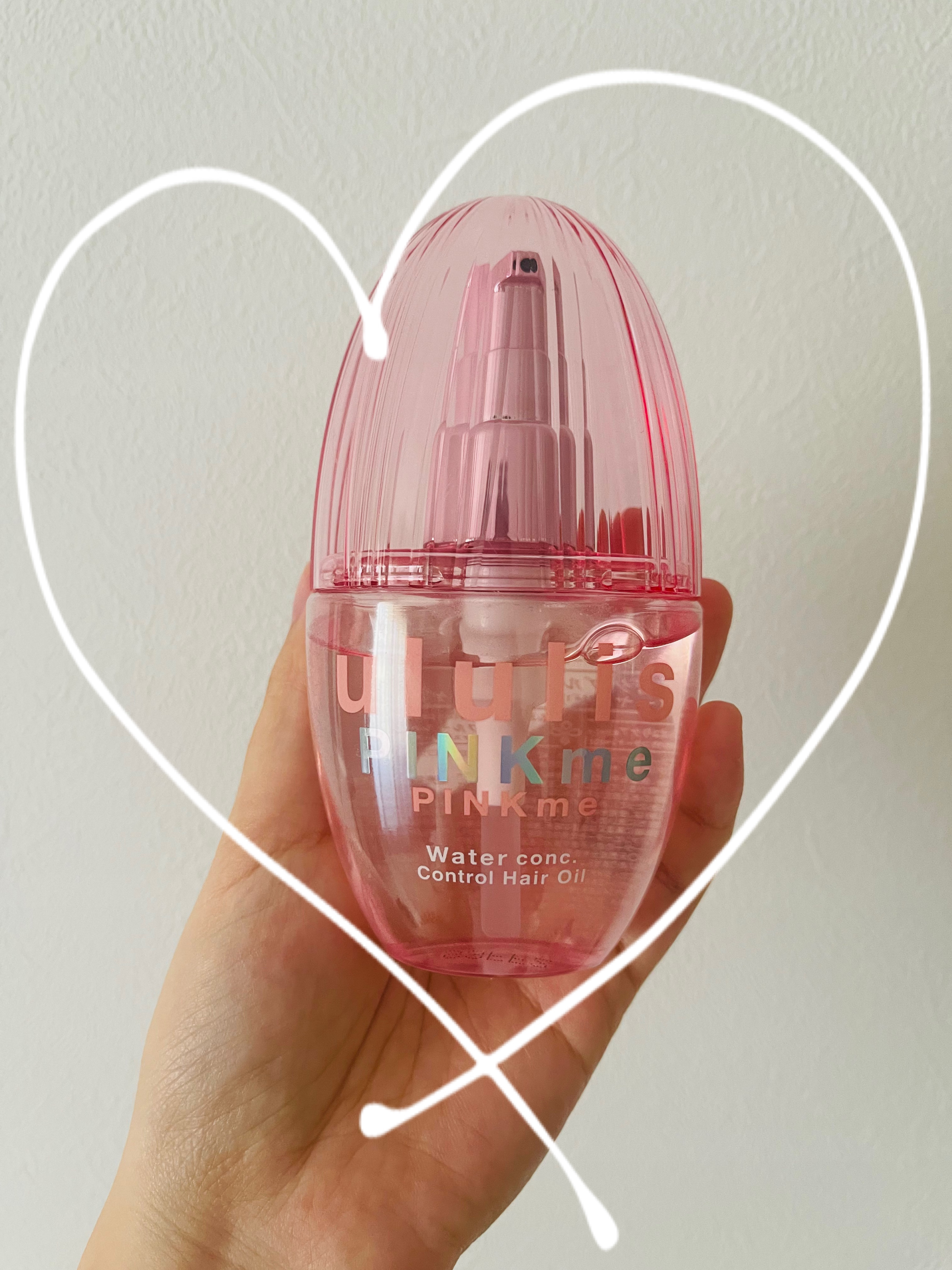 ピンクミー ウォーターコンク コントロール ヘアオイル/ululis/ヘアオイルを使ったクチコミ（1枚目）